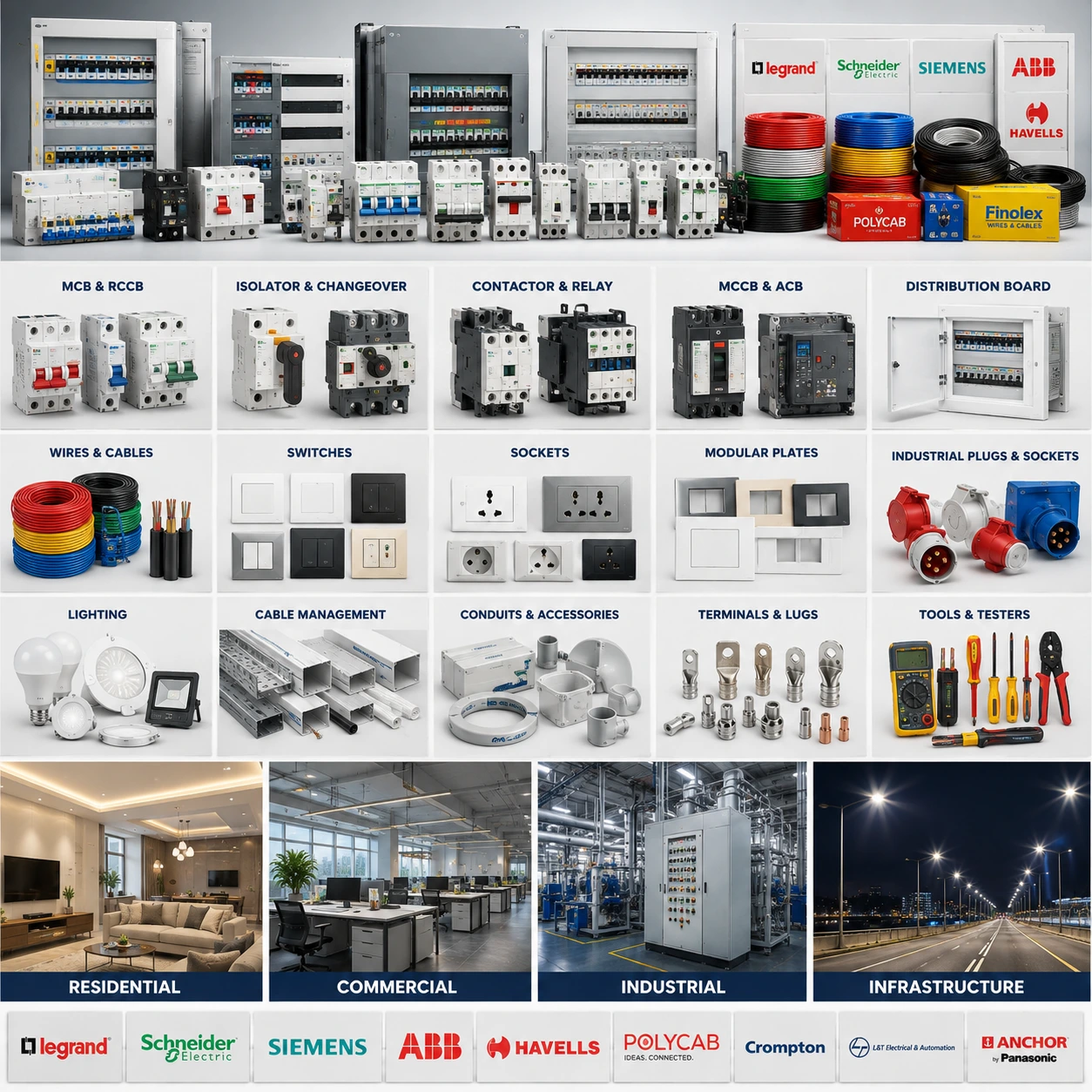 Electrical materials and supplies