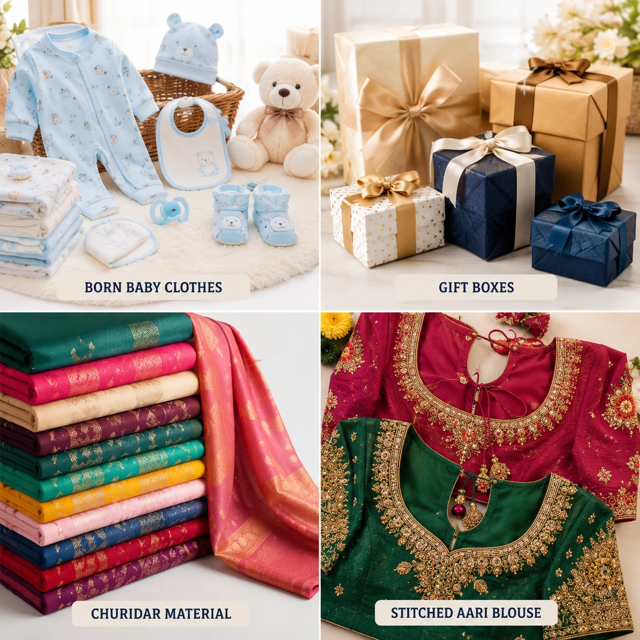 Selected clothing and textile products